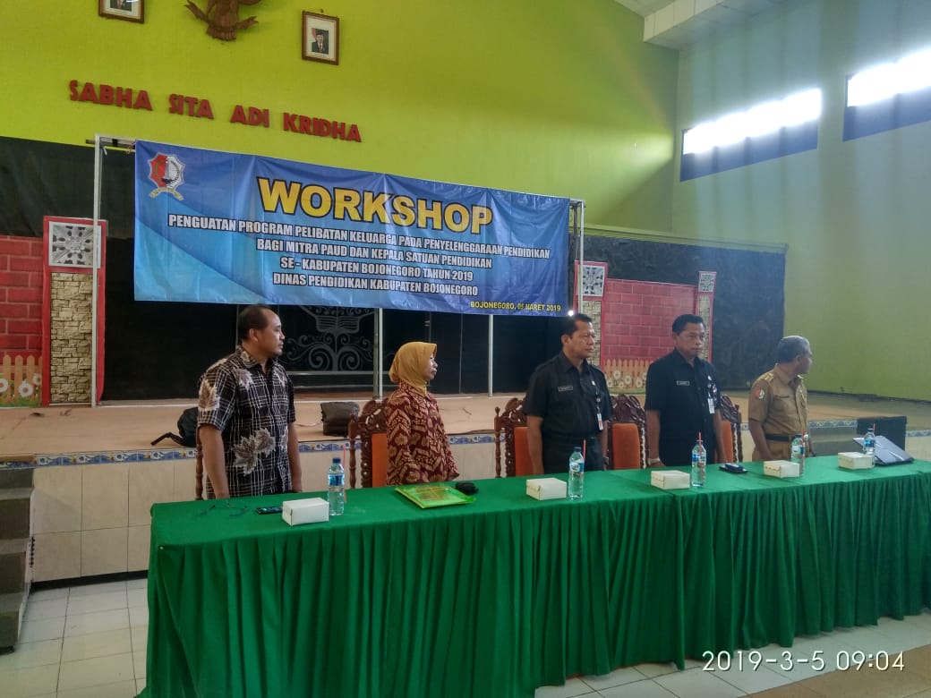 Workshop Penguatan Program Pelibatan Keluarga Dalam Penyelenggaraan Pendidikan