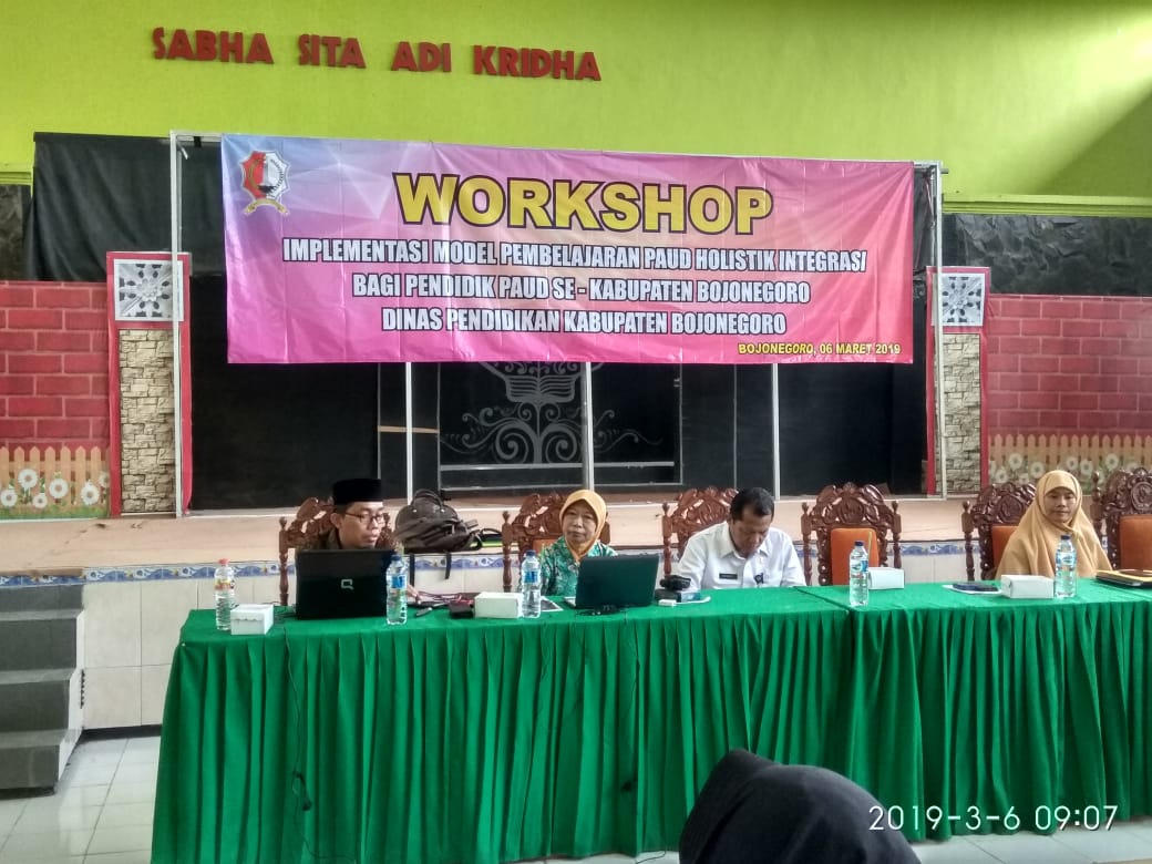 Workshop Implementasi Pembelajaran PAUD Holistik Integrasi Tahun 2019