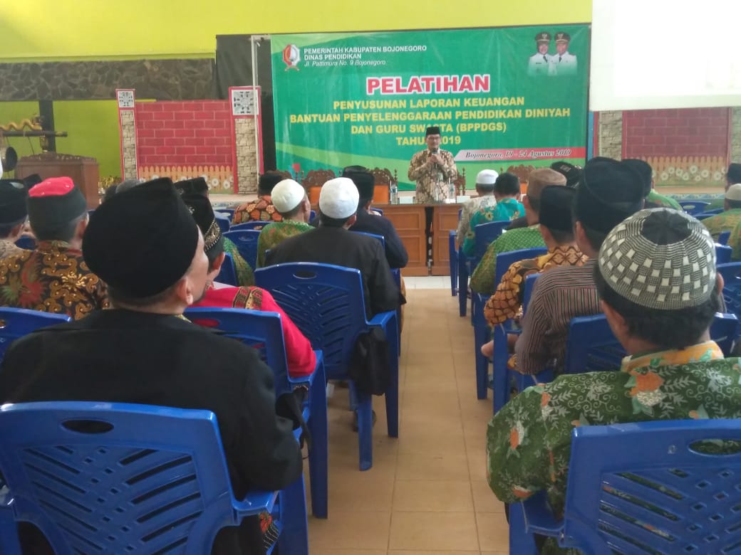 Pelatihan Penyusunan Laporan Pertanggungjawaban Program BPPDGS Tahun 2019