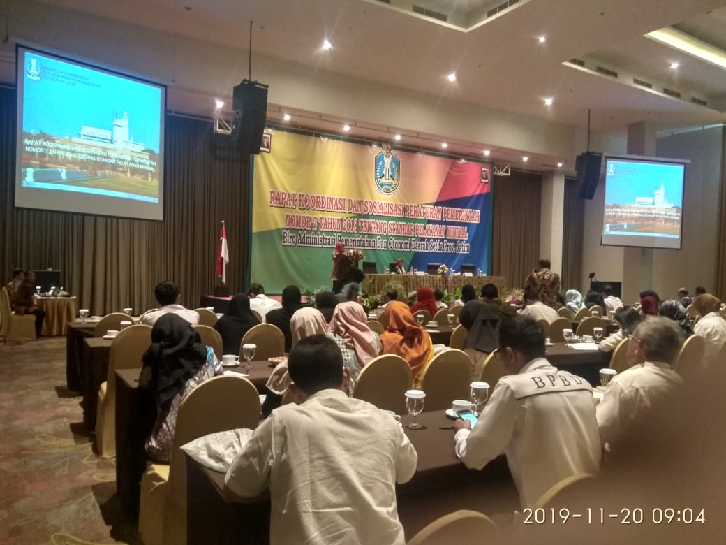 Rapat Koordinasi dan Sosialisasi Peraturan Pemerintah Nomor 2 Tahun 2018