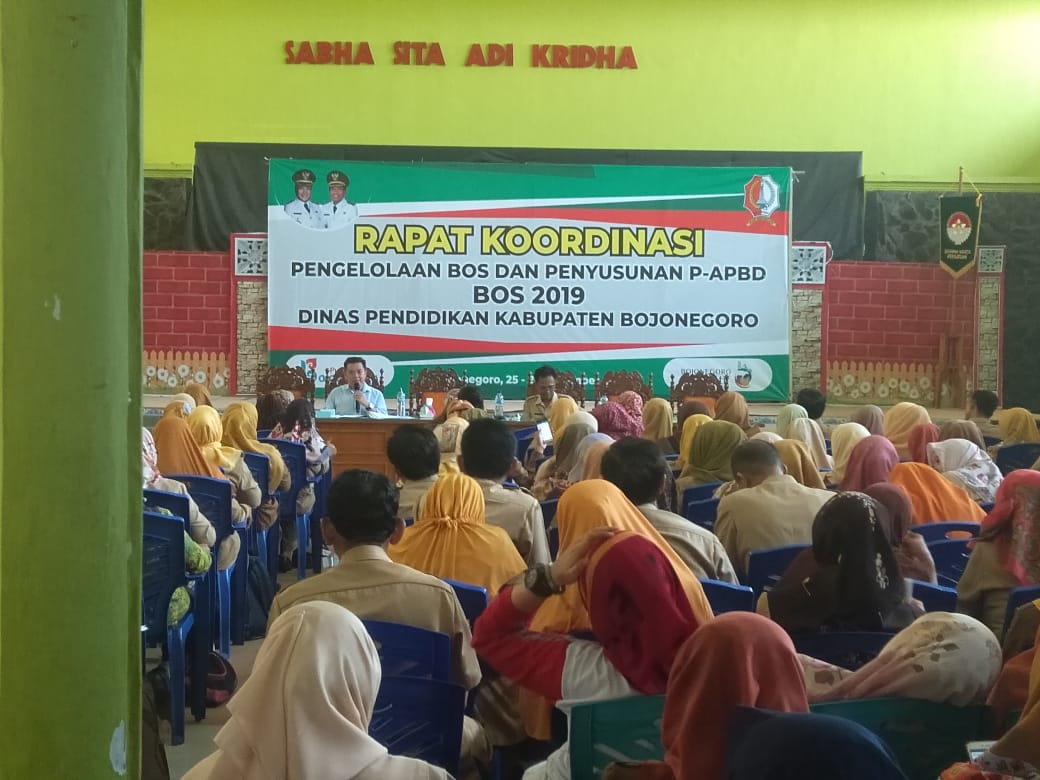 Rapat Koordinasi Pengelolaan Dana BOS dan Penyusunan P-APBD 2019