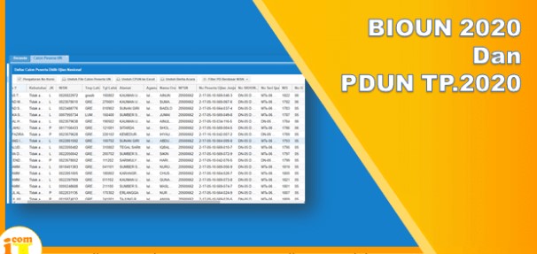 Informasi terkait problem PDUN 2020
