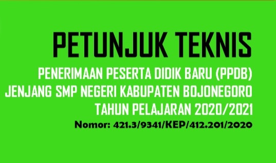 Informasi PPDB Kabupaten Bojonegoro Tahun Ajaran 2020/2021