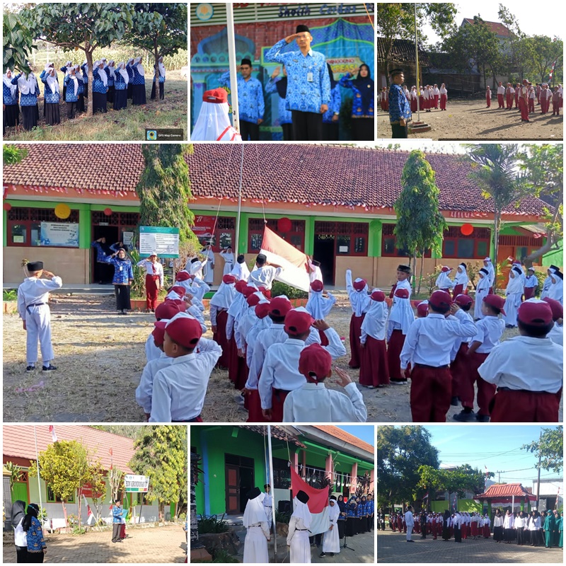 Keanekaragaman dalam Upacara Bendera 17 Agustus 2022 Lembaga Pendidikan SD-SMP