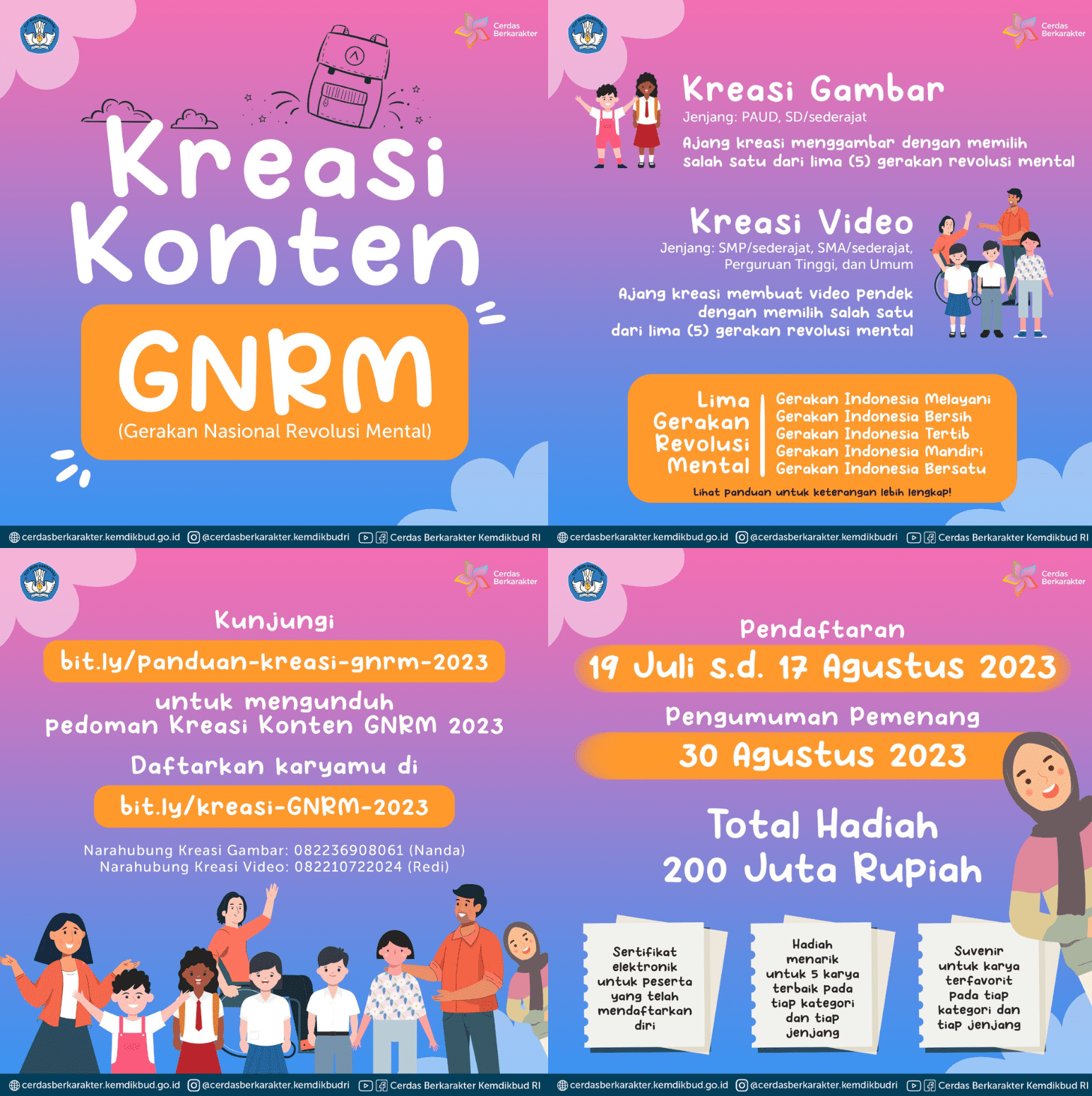 Kompetisi Kreasi Konten GNRM Tahun 2023