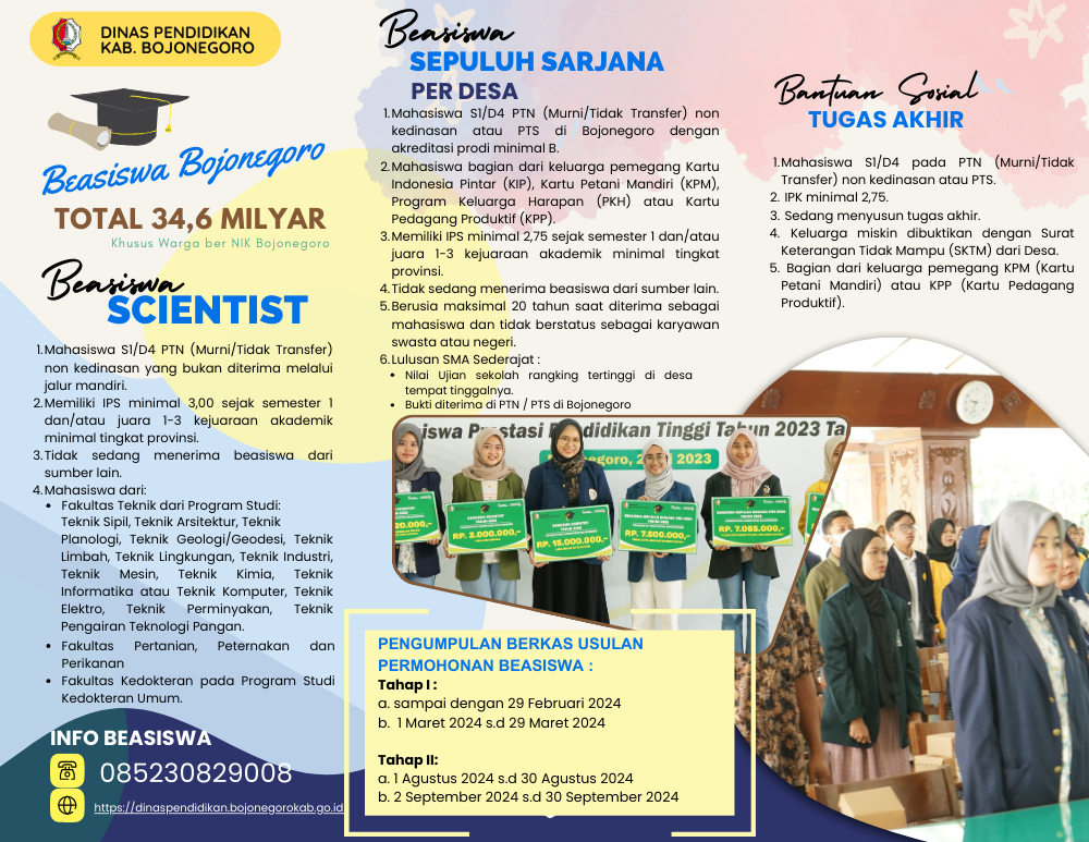Pendaftaran Beasiswa Tahun 2024