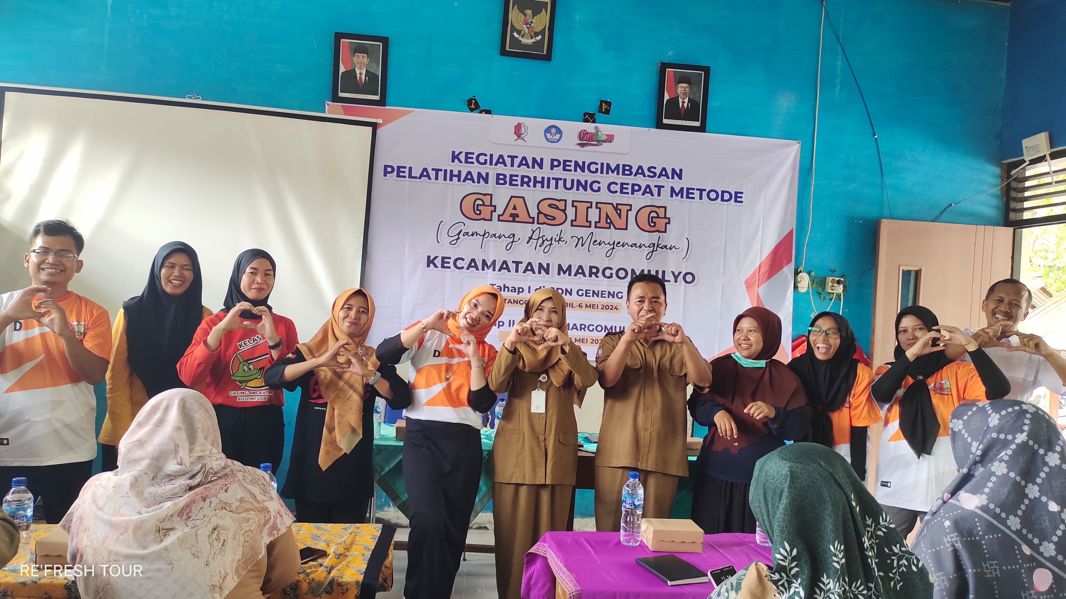 Kegiatan Pengimbasan Pelatihan Berhitung dengan Metode  Gasing