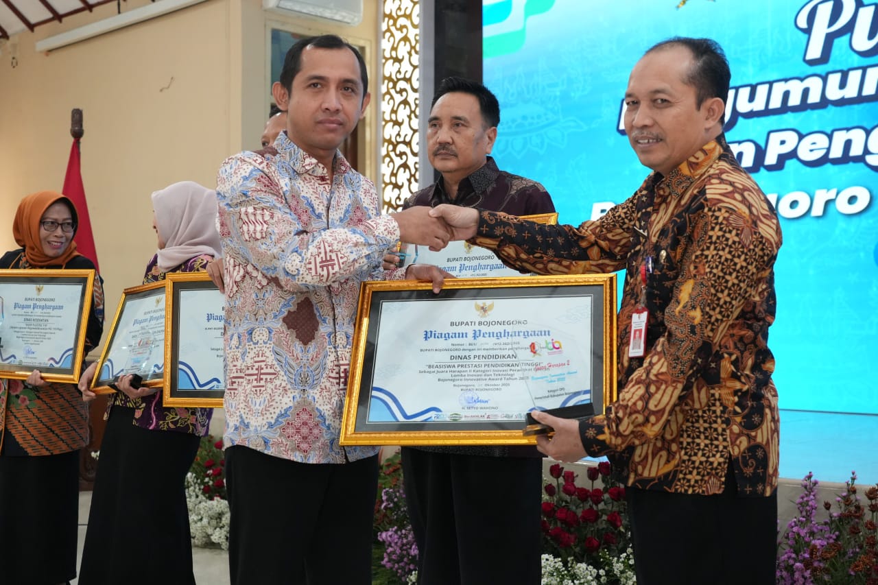 Dinas Pendidikan Raih Juara Harapan II pada Bojonegoro Innovative Award (BIA) Tahun 2025
