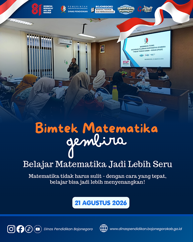 Bimtek Matematika Gembira, Belajar Matematika Jadi Lebih Seru!