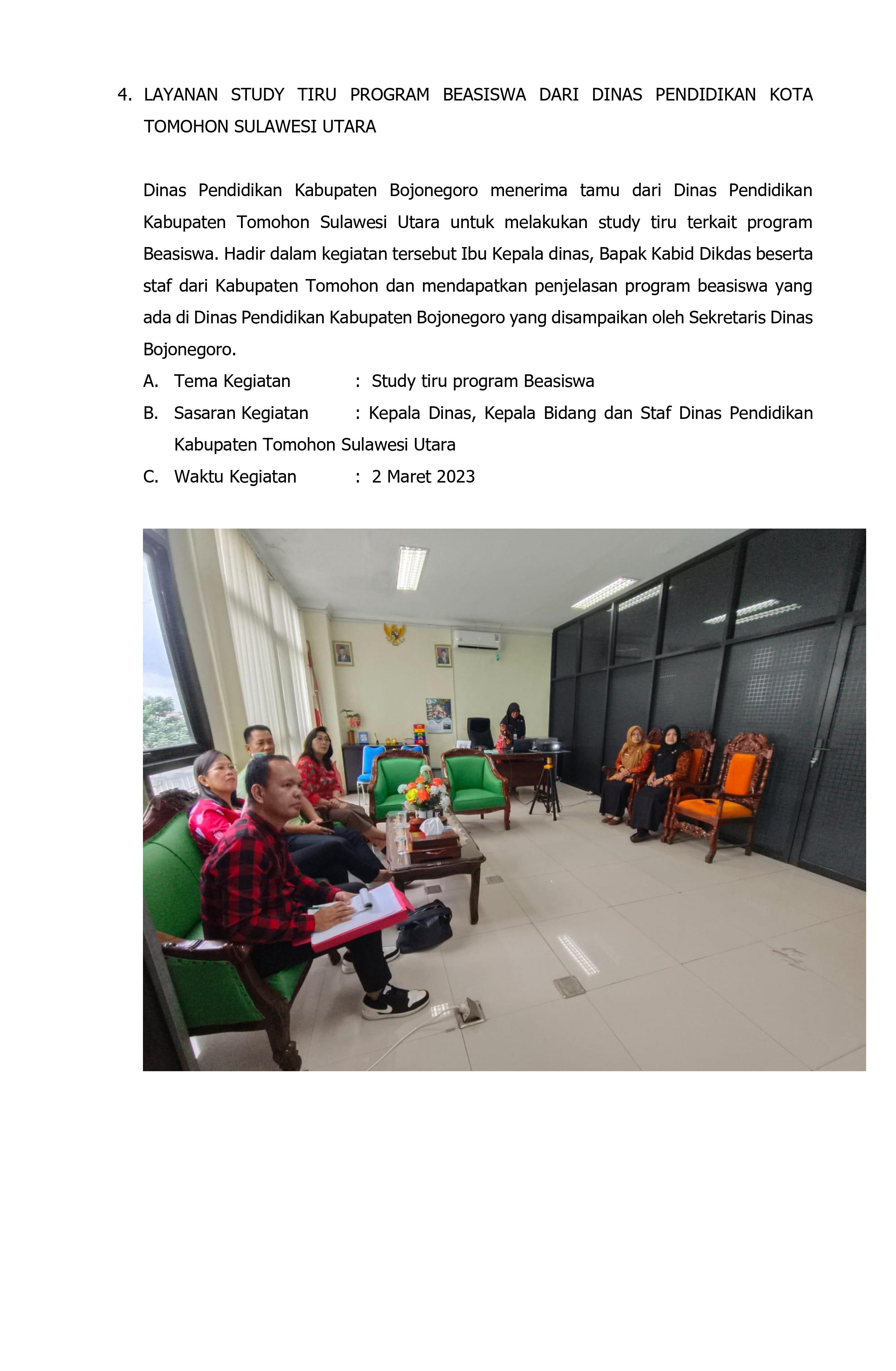 Pelayanan Khusus Dinas Pendidikan