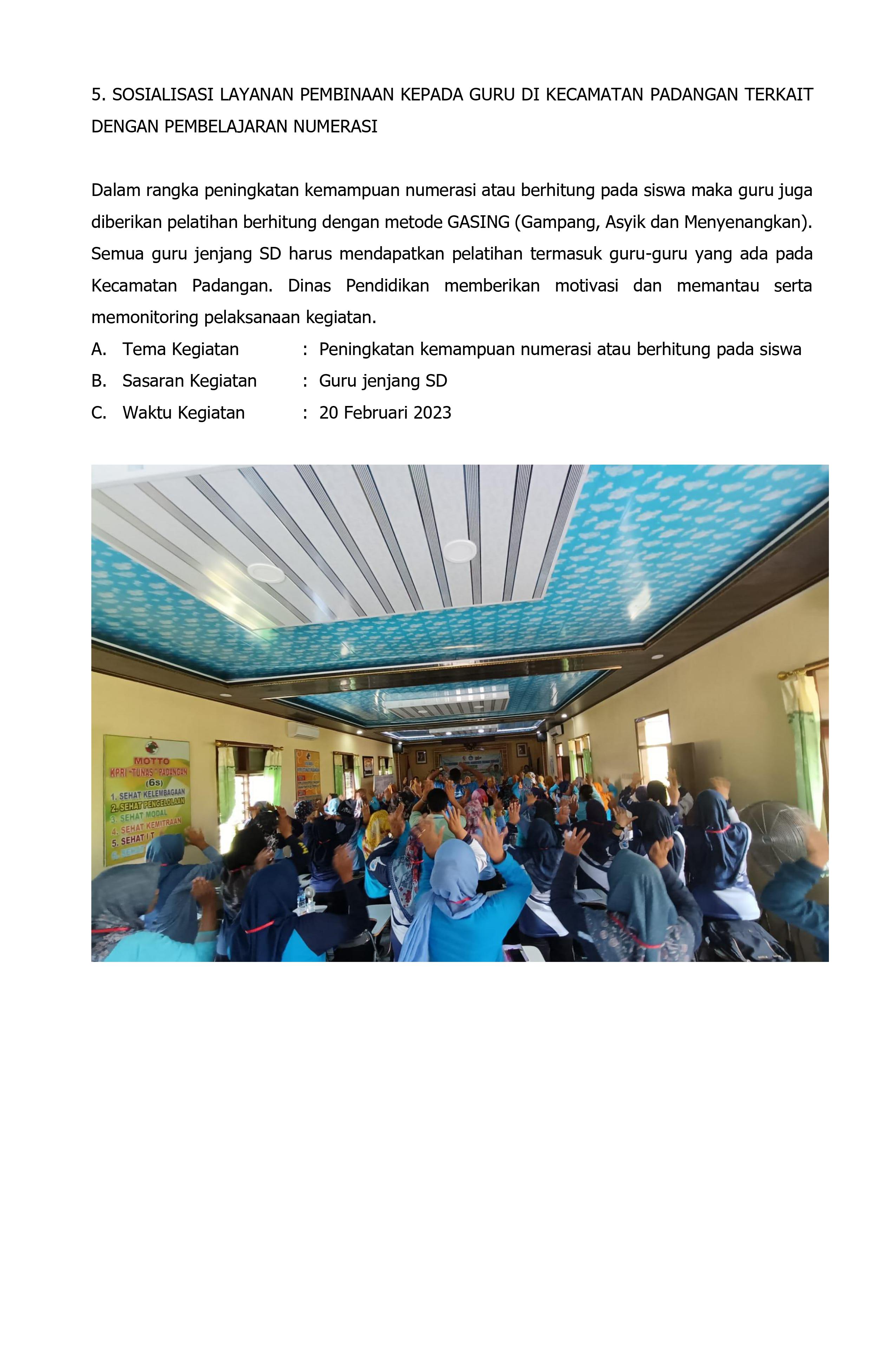 Pelayanan Khusus Dinas Pendidikan