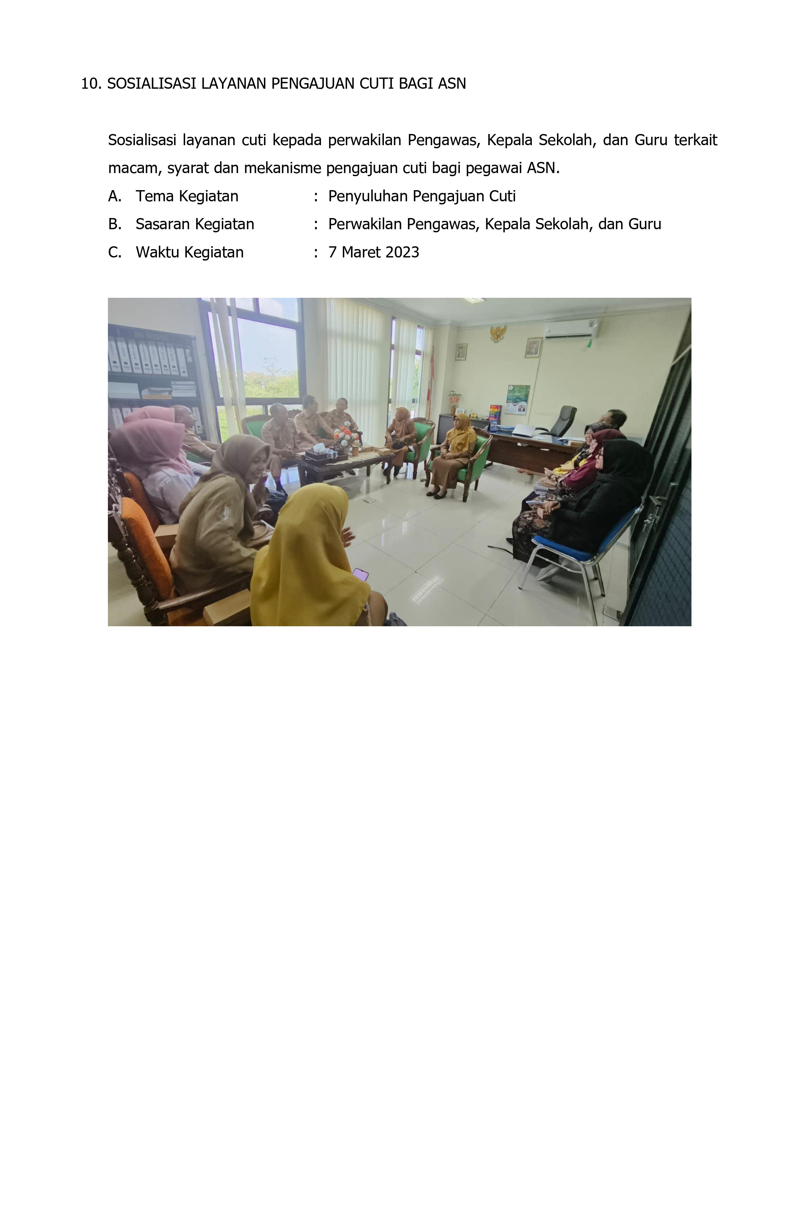 Pelayanan Khusus Dinas Pendidikan
