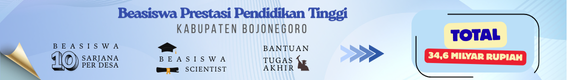 Beasiswa Scientist , Sepuluh Sarjana per Desa, Bantuan Tugas Akhir<BR> 